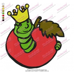 Prince of Worms Embroidery Design